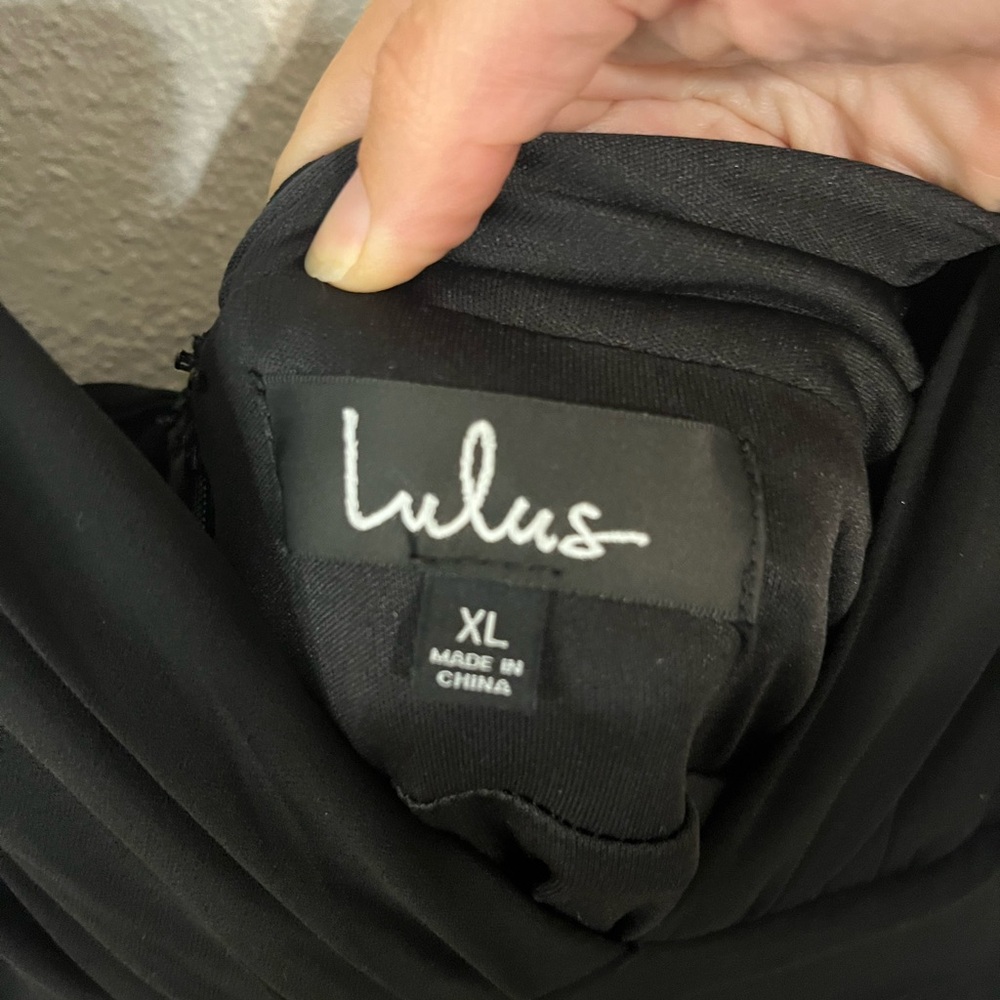 LULUS Heavenly Hues Black Maxi Dress Size XL - Picture 8 of 11